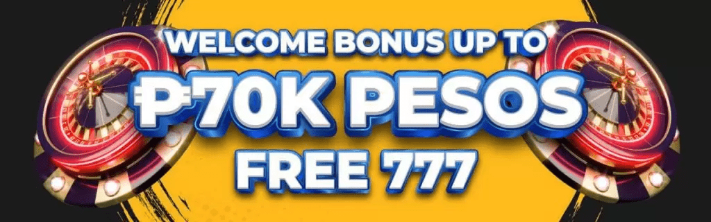 welcome bonus 70k pesos
